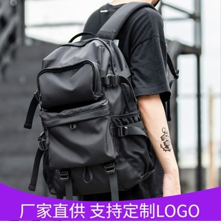 ins New Fashionable Casual Backpack Men's Large Capacity Travel Backpack College Student Schoolbag Trendy Brand Computer Bag Women