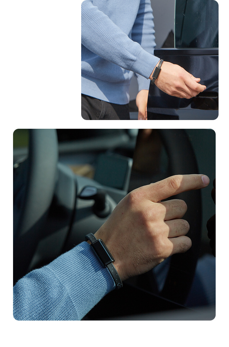 Cross-border foreign trade wholesale car outdoor wireless anti-static bracelet electronic elimination in addition to static silicone sports bracelet