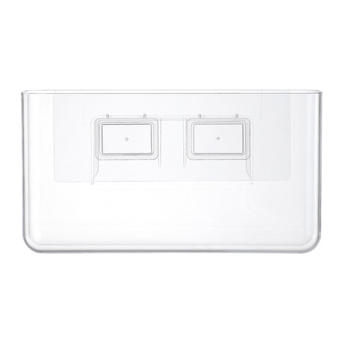 Transparent PS wall-mounted storage box without punching bathroom storage box guest living room wall debris storage box