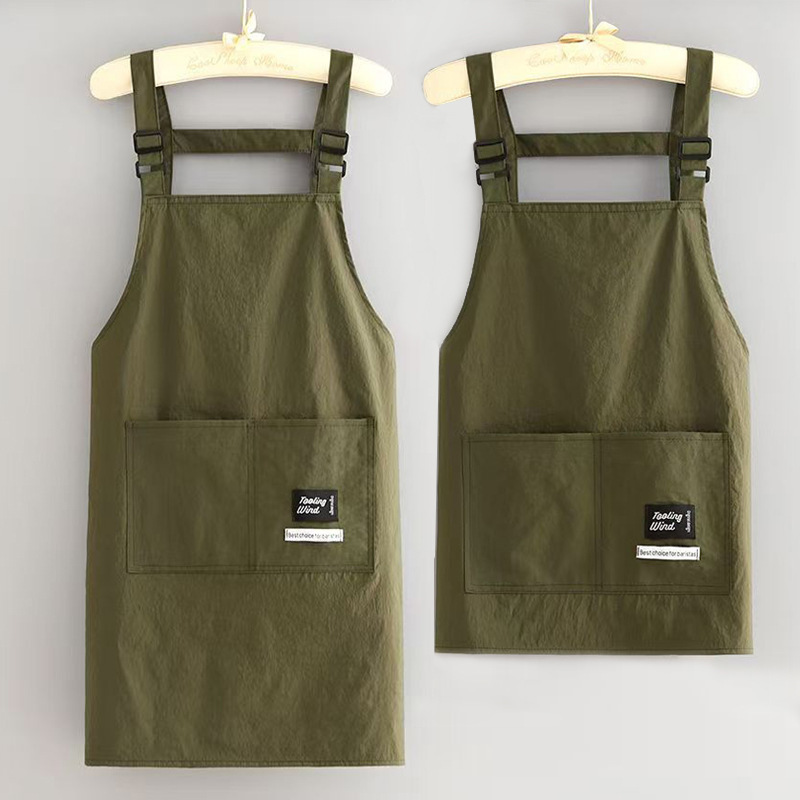 New Water-Repellent Apron for Home Kitchen Cooking and Catering Apron for Men and Women Simple Catering Special Kitchen Work Clothes