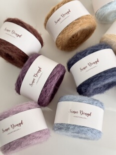 ��ɫ�R��ë�м�1-2��50g����ë���F�ֹ�diy�h����ë������