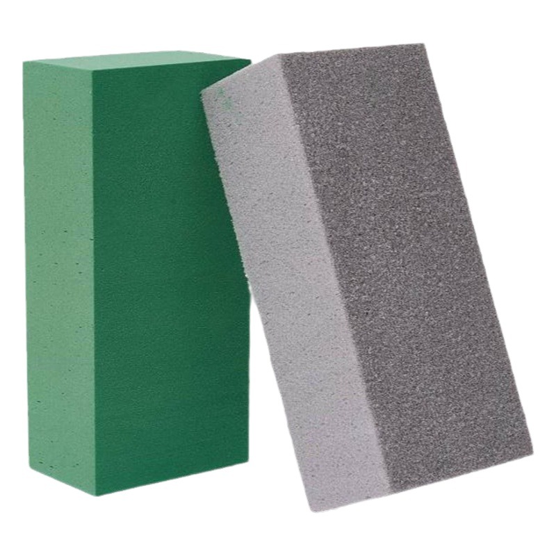 Una caja completa de barro de flores, una pieza, una canasta de flores de punto de fábrica, arreglo floral de bricolaje, absorción de agua, barro de flores sellado de plástico independiente único