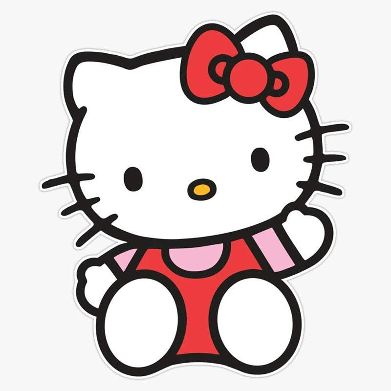 (跨境贸易) Hello Kitty, cartoon наклейка, ноутбук, чемодан PVC, 3D, принт, DIY