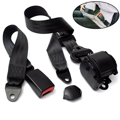 Locking Three-Point Seat Belt, Front Car seat belt
