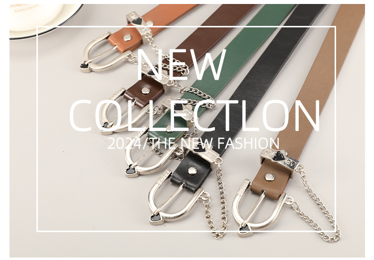 Neuer beliebter Gürtel für Damen, Gürtel mit Nadelschnalle, Ledergürtel, vielseitiger Jeansgürtel, Kleidergürtel, passende Kleidung_voghion.com