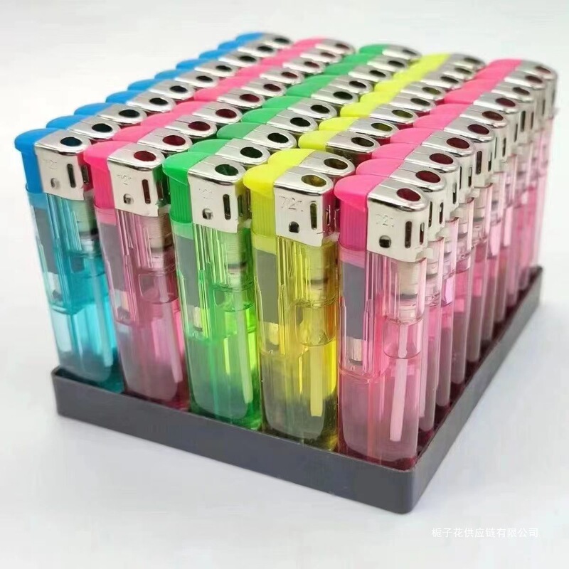 家用一盒特价打火机一次性批发便利店明火50零售加厚超市透明|undefined