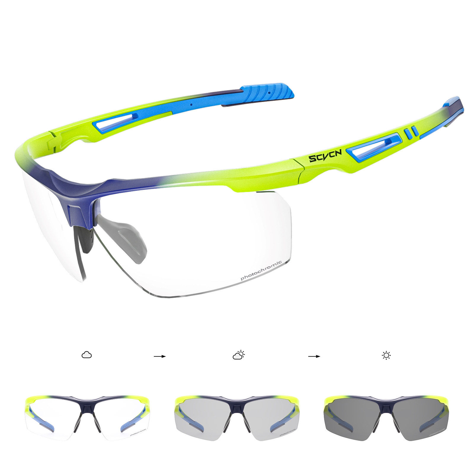 Gafas Polarizadas Deportivas TR90 con Protección UV para Ciclismo y Pesca