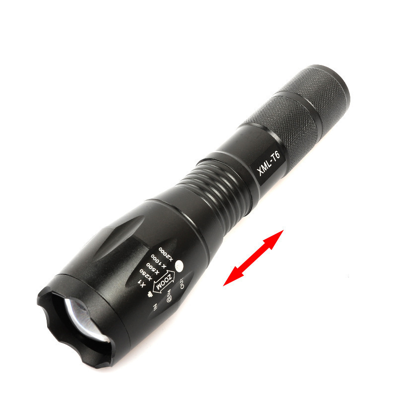 Cross-Border Aluminum Alloy Strong Light Flashlight for Jade Special Purple Light Banknote Detector Lamp 395 Uv Flashlight