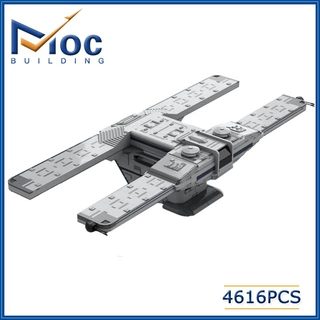 创意MOC小颗粒积木太空电影MOC-78203登陆艇飞船模型DIY拼装玩具