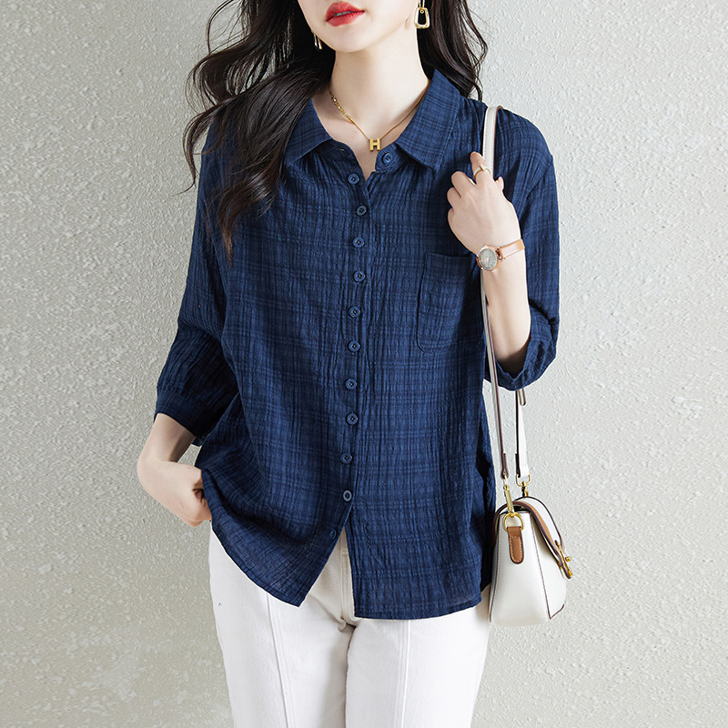 Solid color summer fashionable shirt