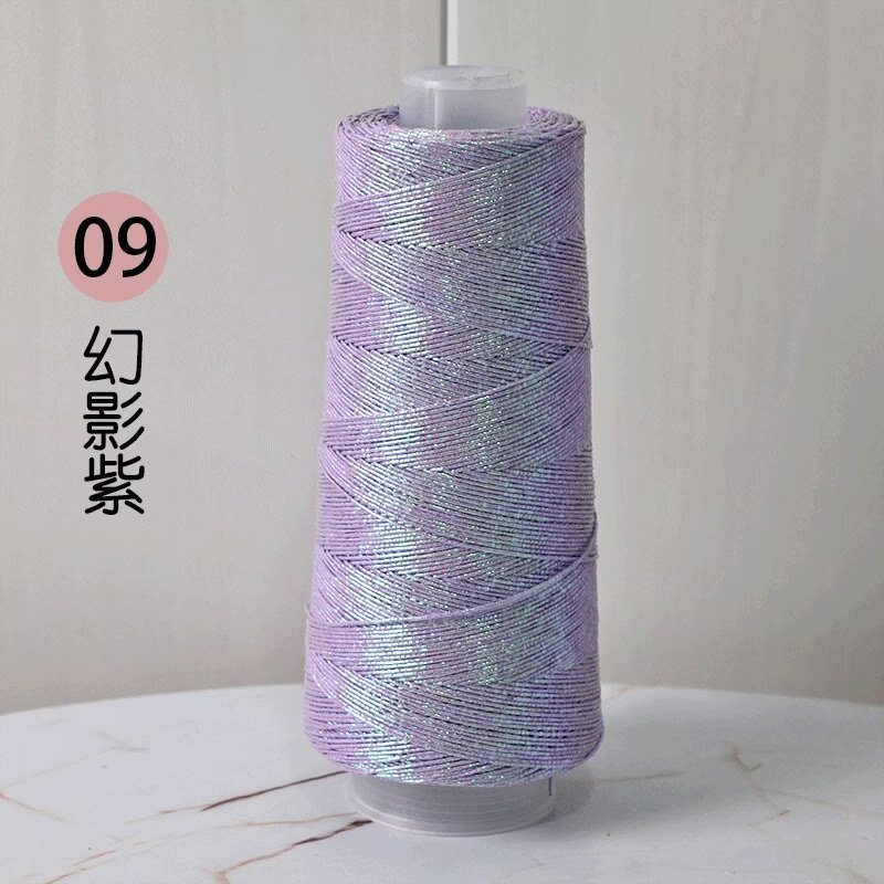 金银包芯线网红银色包芯纱Feve同款闪银特色编织丝diy手工钩织包|undefined