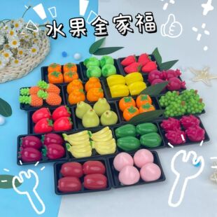 Decompression Pinch Toy Stereo Fruit Small Nose Wholesale Spot DIY Accessories Decompression Blind Box Blind Bag Pinch Music