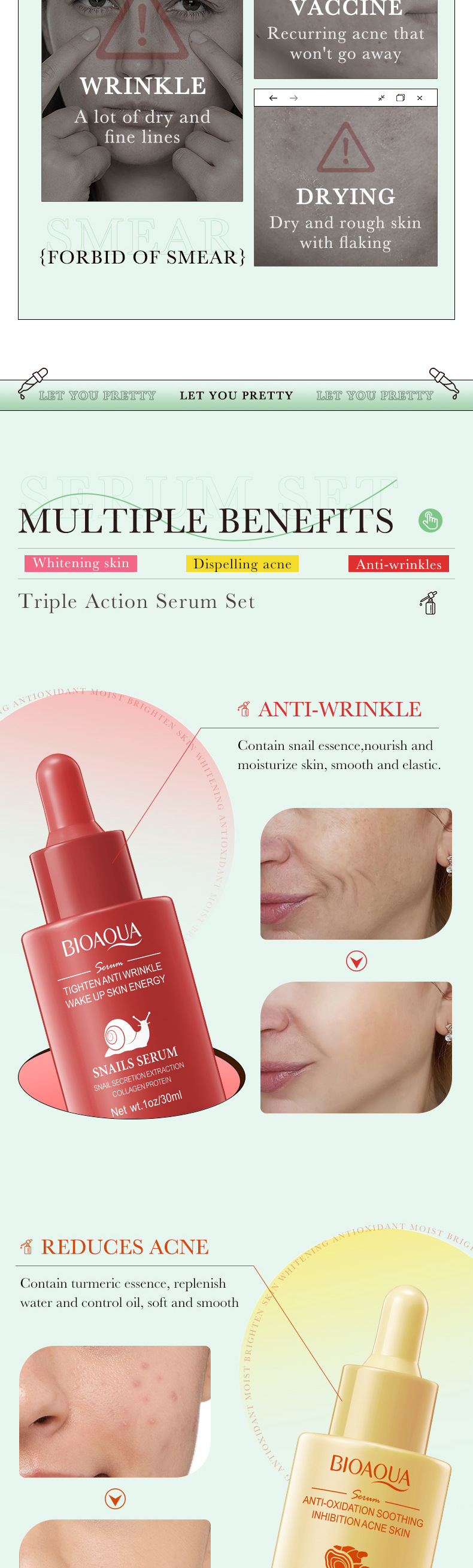 BIOAOUA All Snail Ginger Nicotinamide Kit Hydratant Régénérant essence_voghion.com