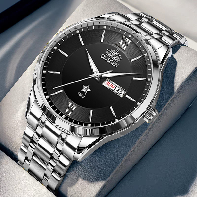 Men's trend fashionable quartz watch for students