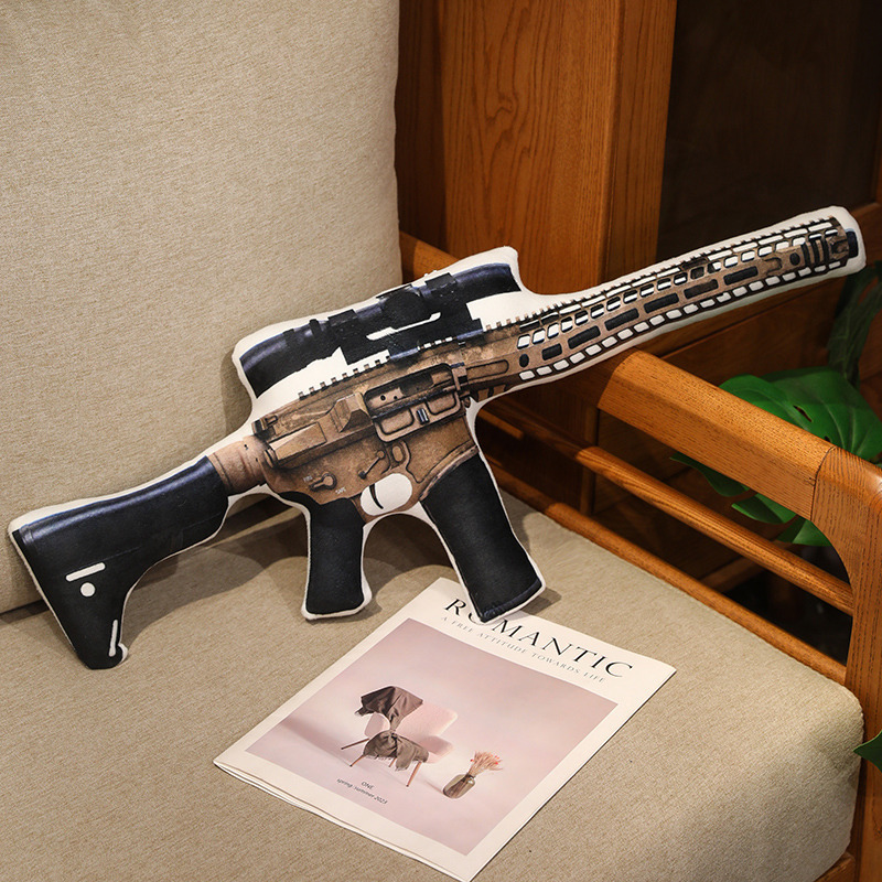 Nuevos productos de simulación de armas de fuego 98K muñecas de armas de fuego muñecas de peluche almohada creativa divertida comer pollo juego prop lotes