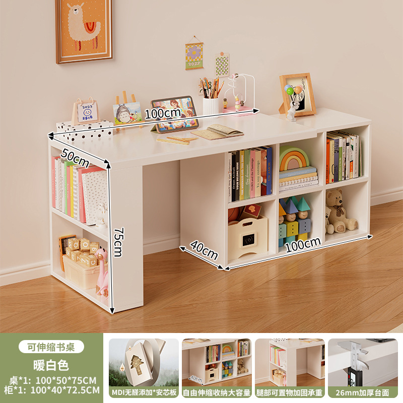 Escritorio de madera maciza para niños
