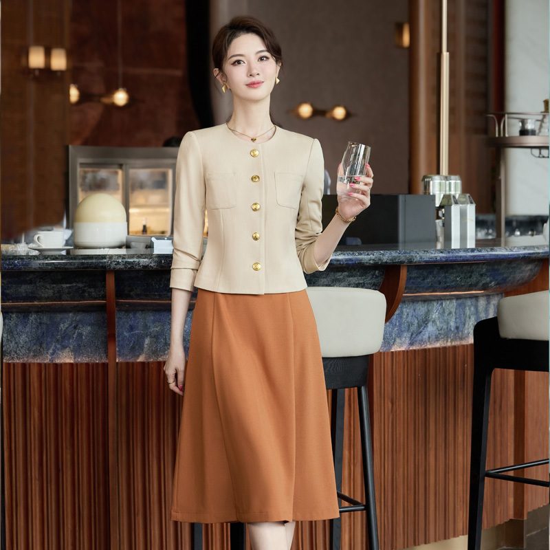 西装套装女2025新款连衣裙休闲百搭气质外套纯色女士修身西服套裙|undefined