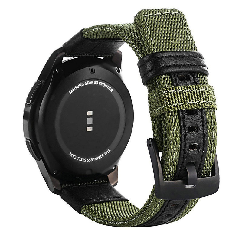 Suitable for Samsung S3 Smart Quick Release Adjustable Size Watch Nylon Woven Strap in Stock 20 22mm 6 Colors