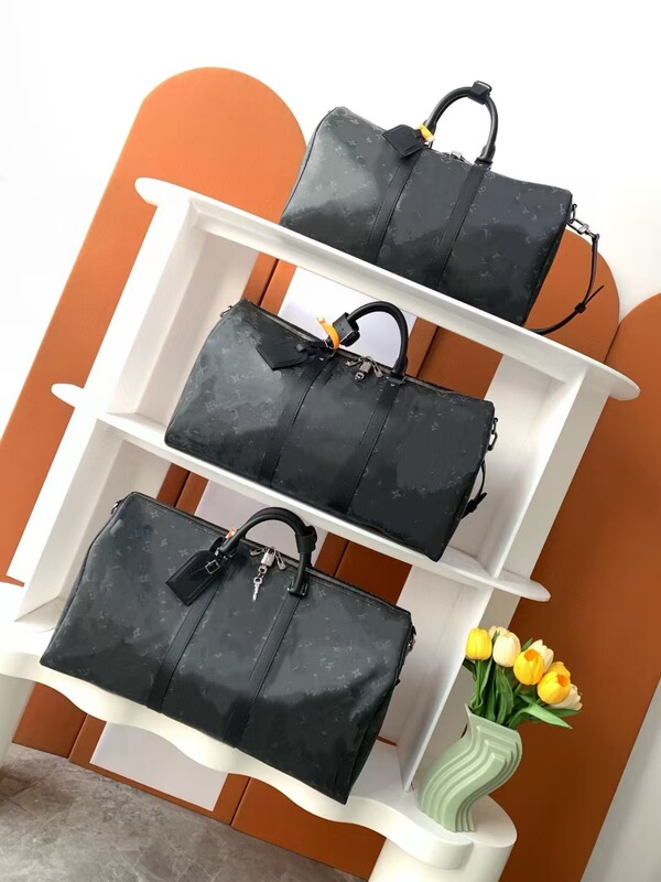 Lujia Keepall50 大容量荷物バッグメンズ軽量トラベルバッグメンズショルダービジネス出張収納バッグ|undefined