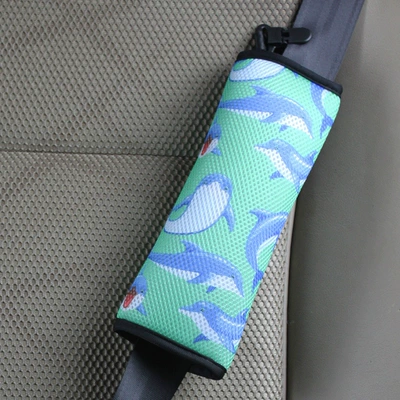 Belt Shoulder Cover Car, Other Automotive Safety Supplies - one-size-fits-all-dolphin-green-headrest