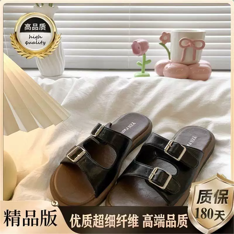 Сандалии Birkenstock женские 2025, толстая подошва, однотонная полоска, серебристые и другие цвета