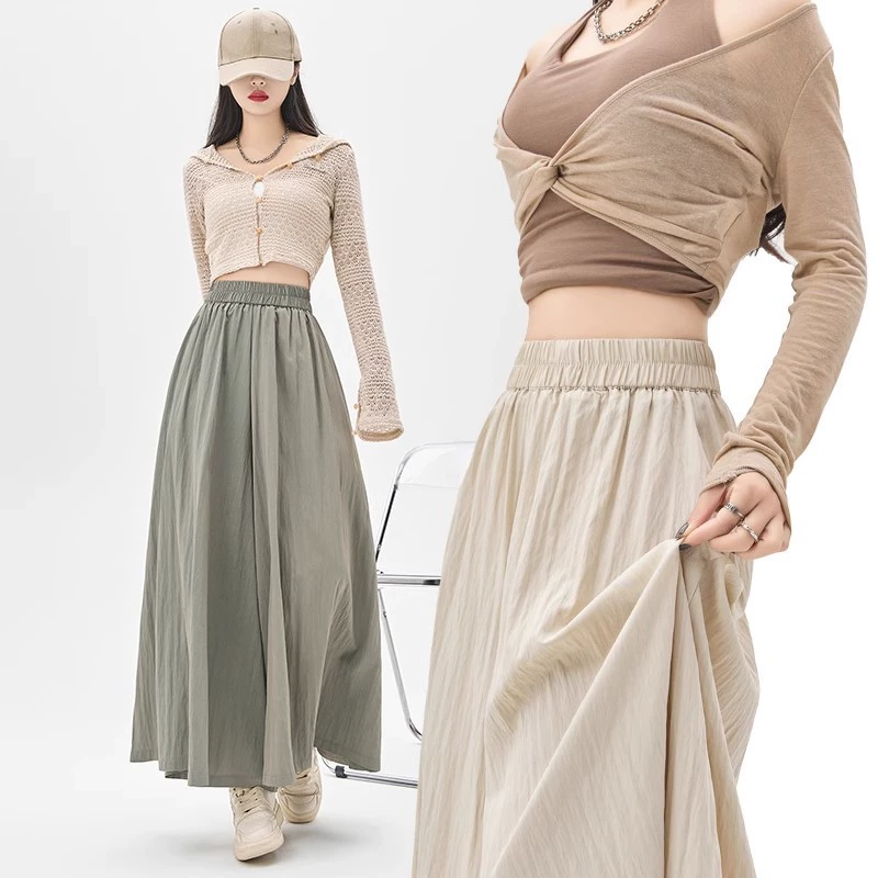 Текстурные плиссированные брюки с широкими штанинами из хлопка и льна, женские весенние брюки с высокой талией и драпировкой, ленивые брюки Yamamoto, Свободные повседневные брюки для похудения, юбка