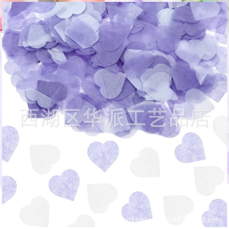 10g colorido 2.5cm confeti de amor fiesta de bodas de San Valentín sosteniendo pétalos globos transparentes relleno de bola de olas