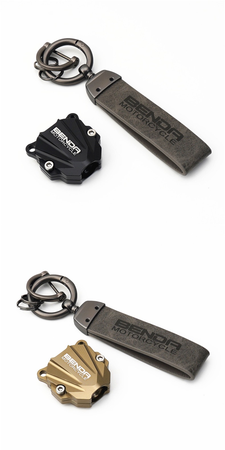 Suitable for Benda Napoleon Chinchilla 450 500 Black Flag 500 Liao 700 Modified Aluminum Alloy Key Shell Buckle