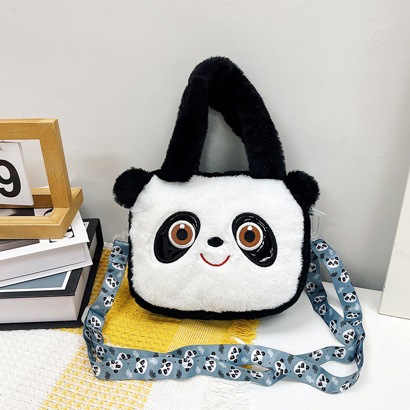 Bolso pequeño lindo para las mujeres 2023 nuevo simple peludo bolso de hombro de dibujos animados estilo coreano chica bolsa de salida portátil