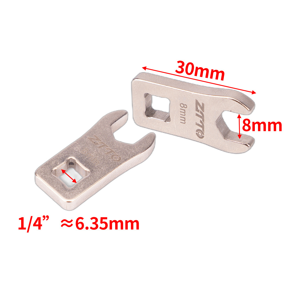 ZTTO Mountain Road Bicicleta Frenos Frenos Cambio de mano Tornillo Llave dinamométrica Herramienta de bloqueo de tubería de aceite de 8mm