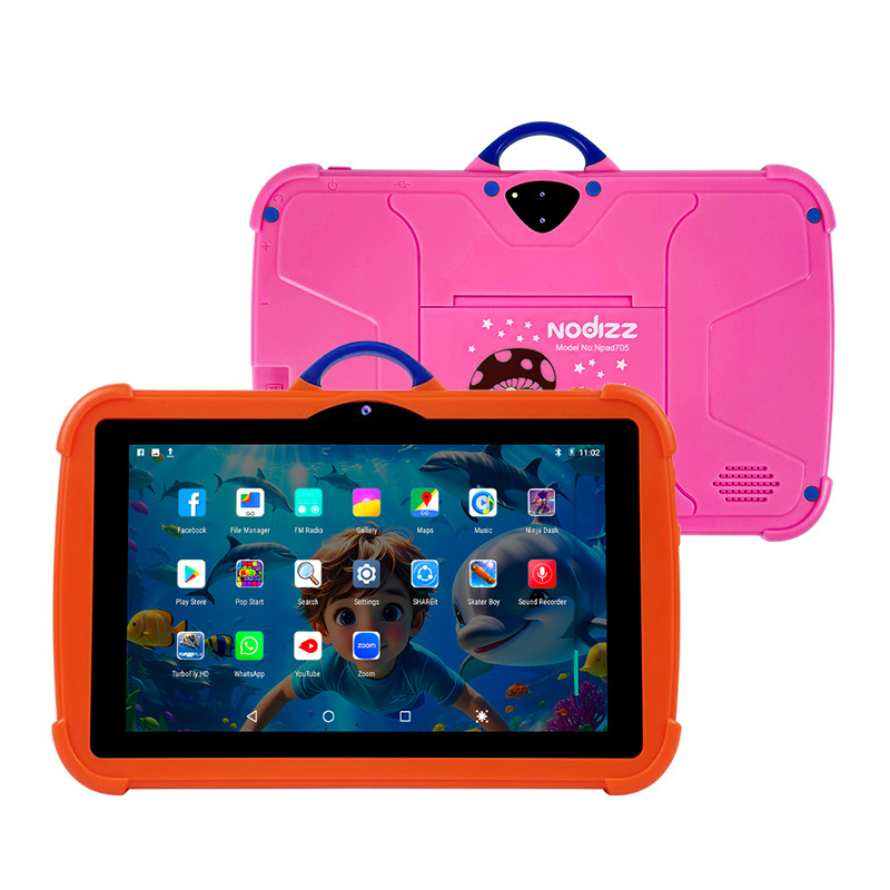 跨境专供NPad705平板电脑7inch安卓系统双摄像头WIFI儿童平板电脑