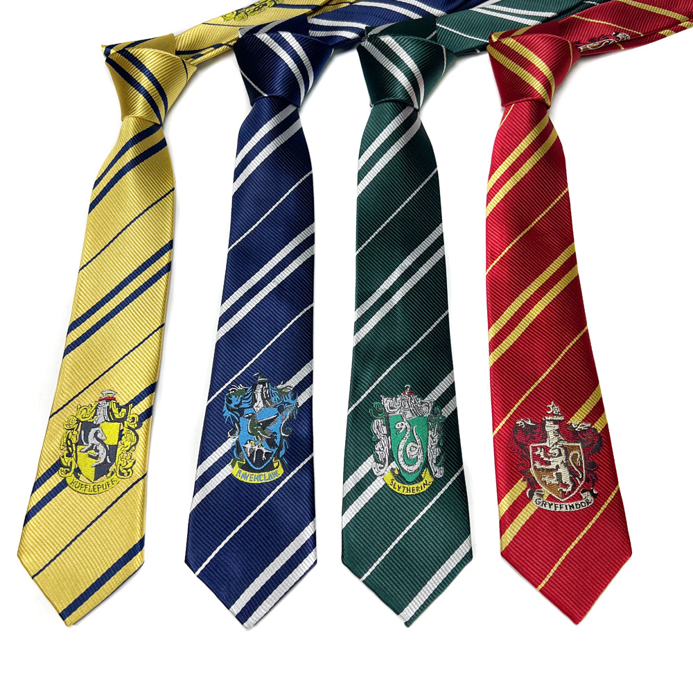 Harry Potter tie men's and women's magic college students striped cos Halloween badge manufacturers spot wholesale