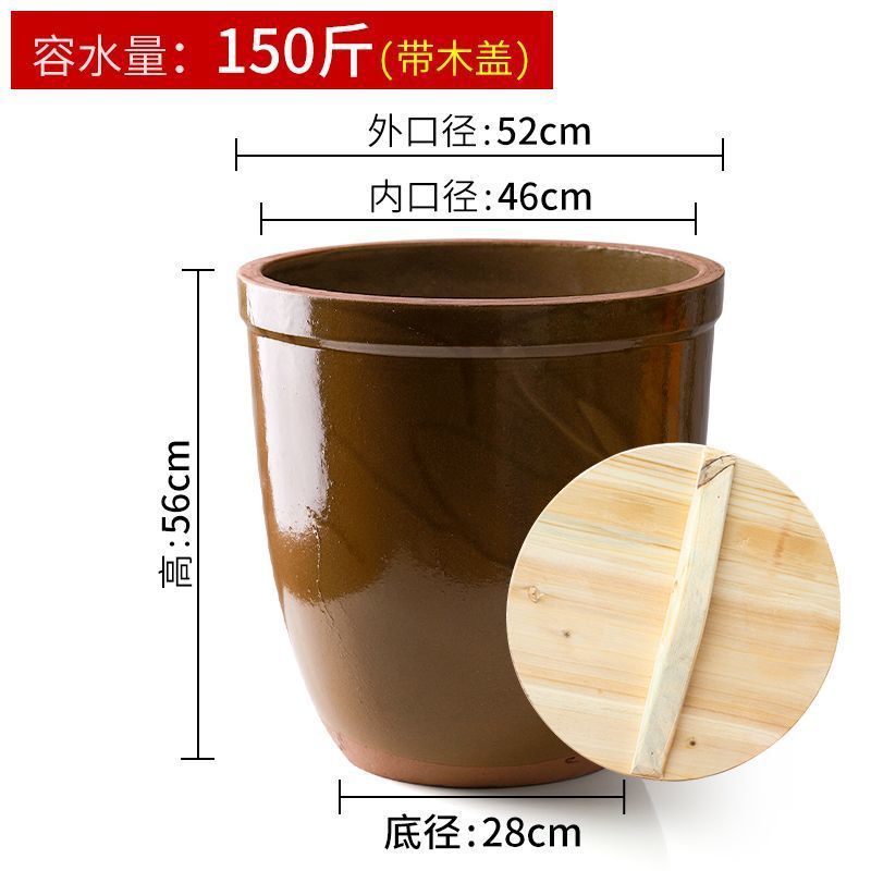 米酒罐容器酿酒坛子陶瓷瓦缸老式水缸腌菜家用醪糟甜酒酒酿发酵缸|undefined