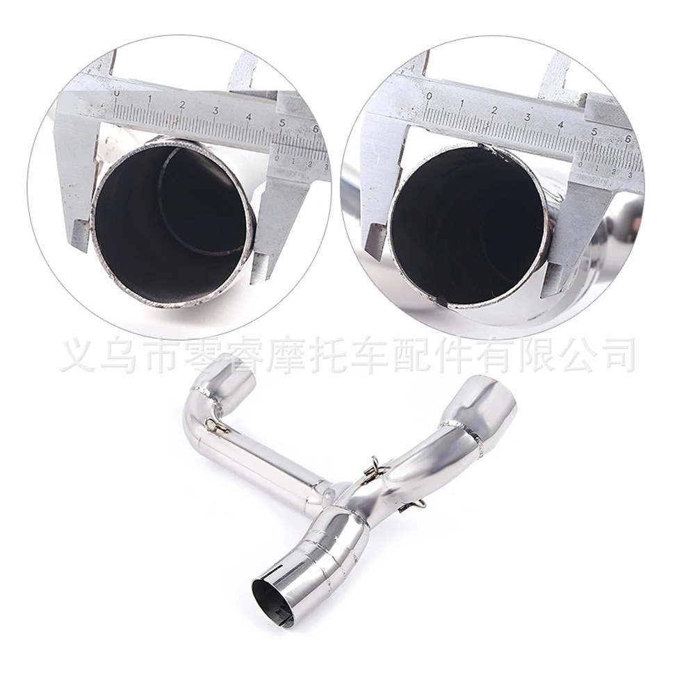 Gsr400 Gsr600 Bk400 Bk600 Motorcycle Modified Mid-Section Sc Exhaust Pipe Carbon Fiber