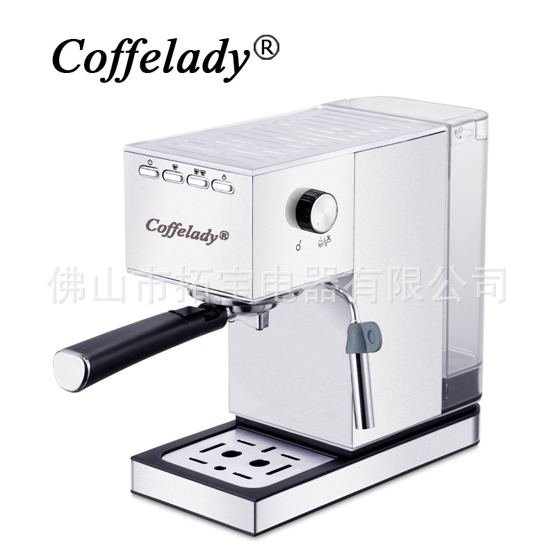 Coffelay 20bar semiautomática cafetera de acero inoxidable máquina de café espresso para el hogar