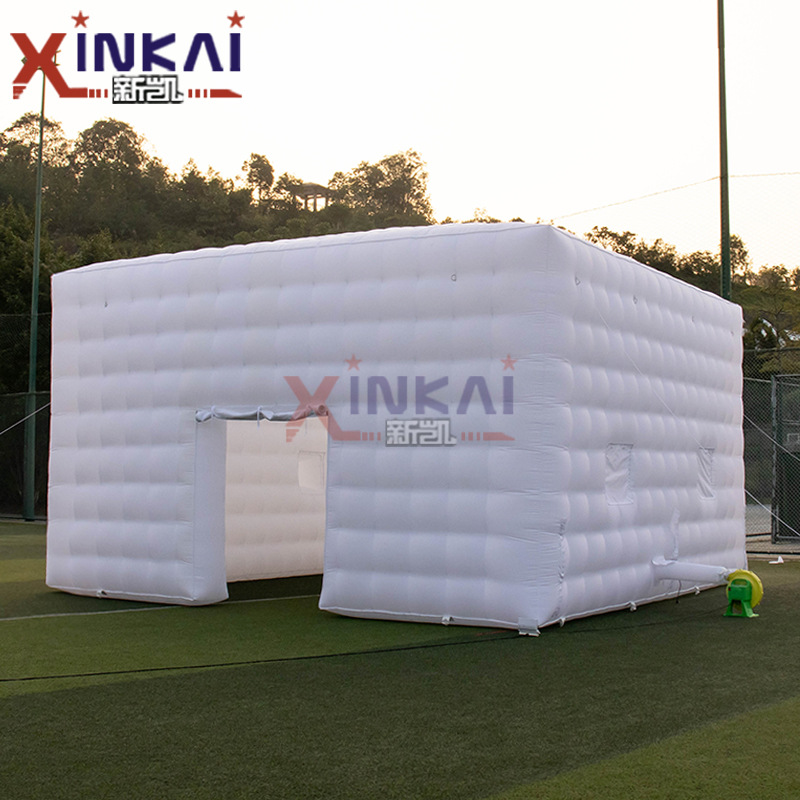 户外大型充气灯光帐篷婚庆白色帐篷移动露营大棚展览活动施工帐篷