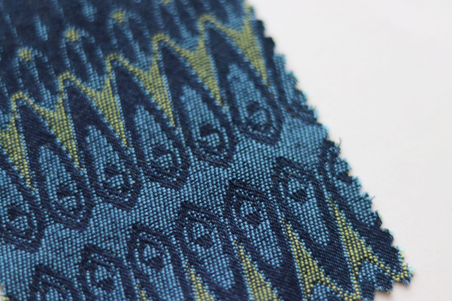 [Denim] mezcla de color denim de alta calidad Jacquard tela de moda zapatos, sombreros, bolsos, chaquetas, artesanías image 7