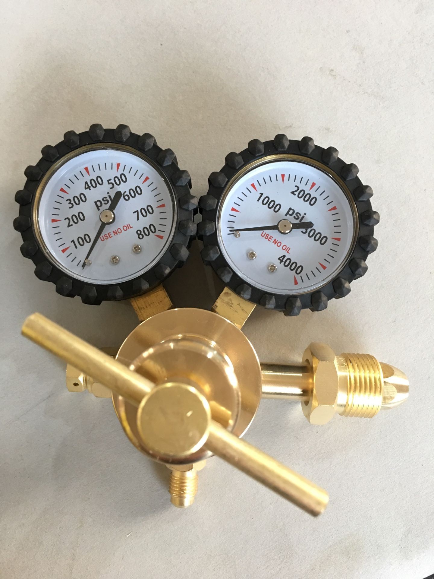 丰宏仪表工厂批量氮气减压阀  批发44型主体全铜氮气减压器