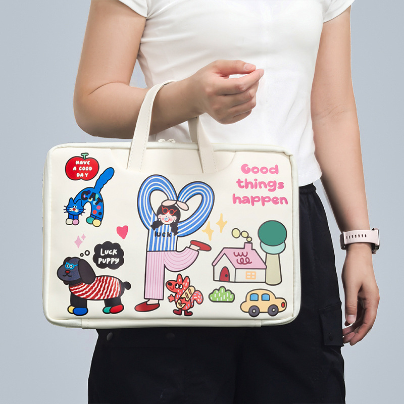 Wholesale Pu Leather Waterproof Laptop Bag 14inch Women's 13.3 Laptop Bag 15.6inch Satchel Storage 16