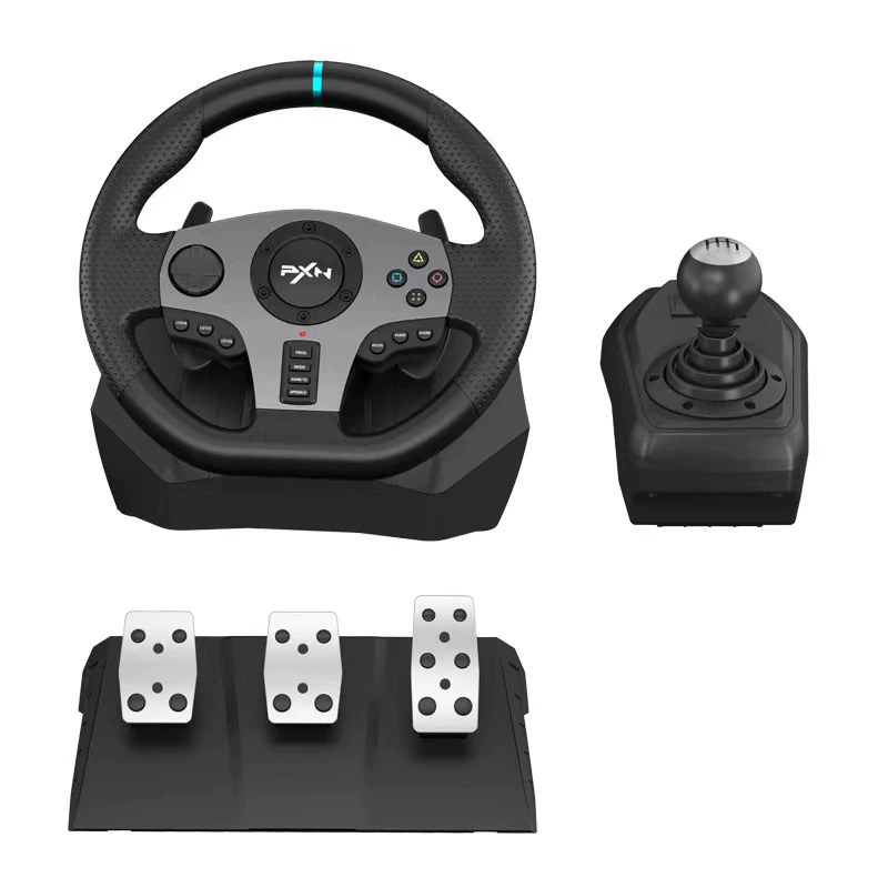 Игровой руль PXN-V9 Laishida, совместим с PC/PS3/PS4/Xbox One/Switch, 900°