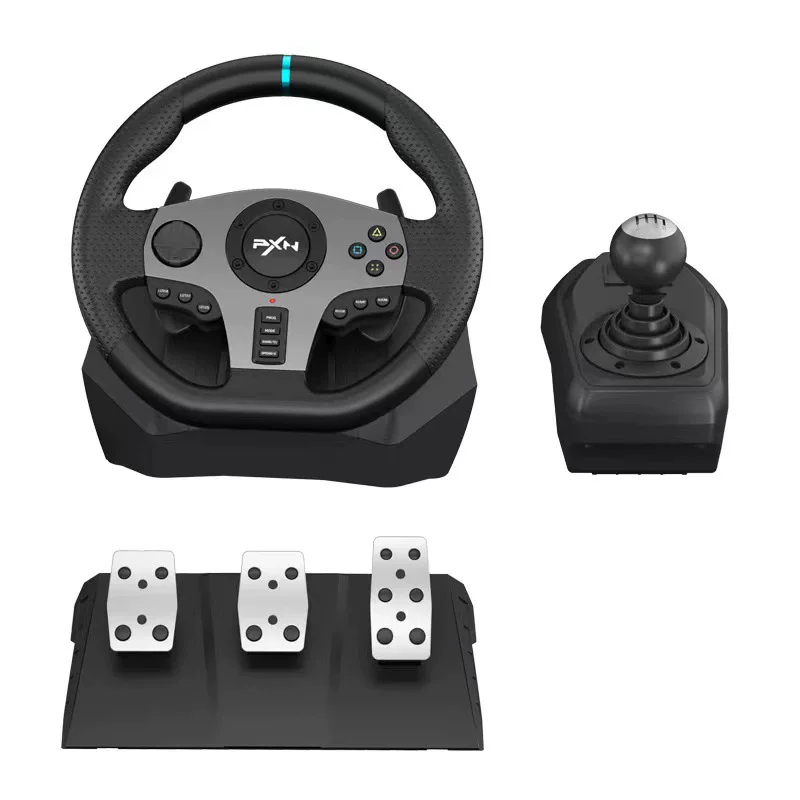Игровой руль PXN-V9 Laishida, совместим с PC/PS3/PS4/Xbox One/Switch, 900°