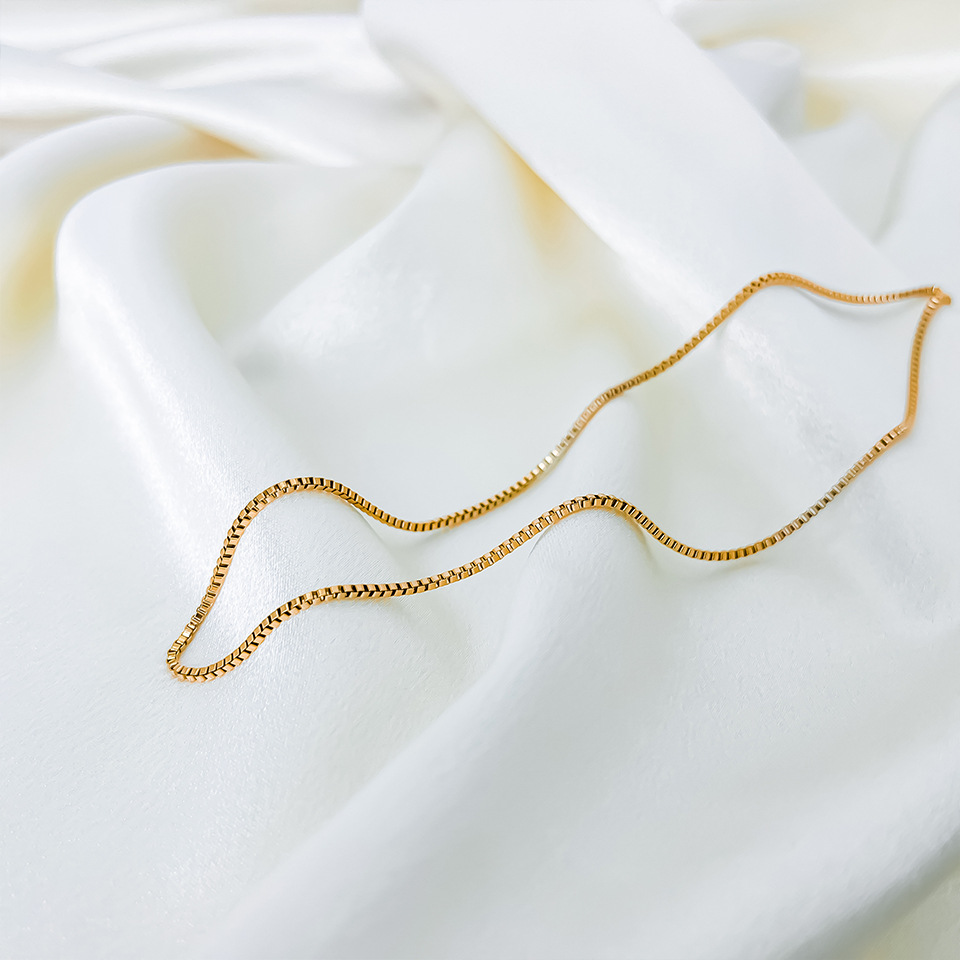 8g Weight Chain Jewelry Making Type 925 Silver Jewelry Making Size 14K Gold Plated Plating Material DIY Jewelry Accessories Classification 1 Piece Quantity 304 Stainless Steel Material Solid Color Pattern Simple Style Style 1 Piece 304 Stainless Steel 14K Gold Plated 925 Silver Jewelry Accessories 9