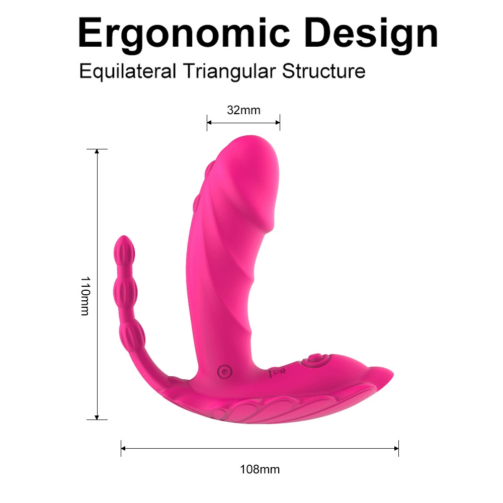Invisible silicone toy for adults, vibration, remote control