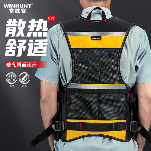 Champion Tool Vest Work Jacket Electrician Work Uniform Reflective Vest Construction Safety Vest