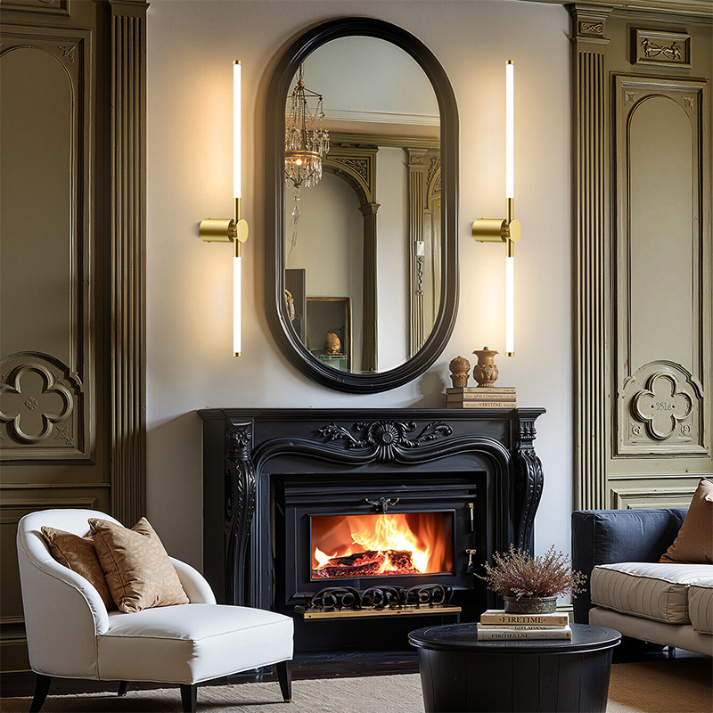 Nordic Luxury LED Linear Indoor Strip Light High-end Decorative Living Room Bedroom Bedside Wall Lamp_voghion.com