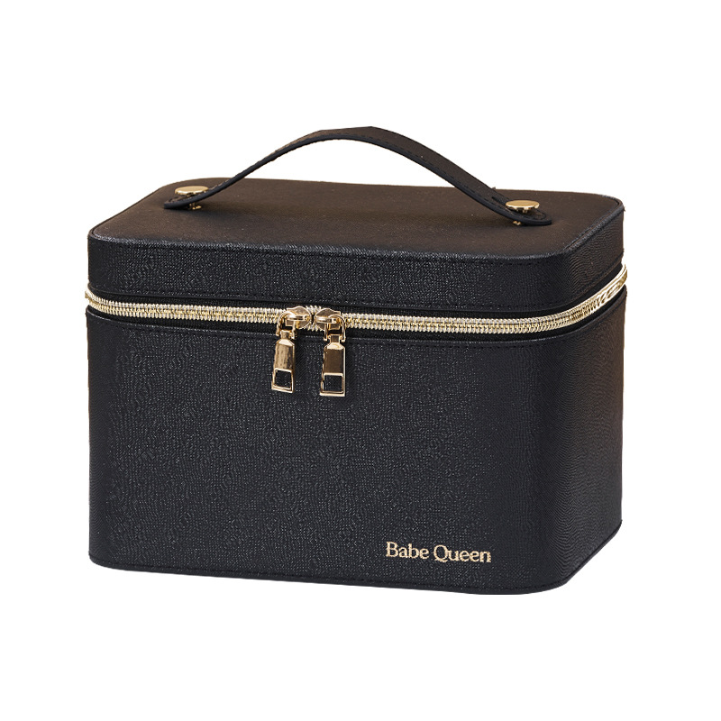 Fábrica directa de maquillaje de lámpara LED de alta capacidad de alta sensibilidad espejo de manicura maleta de almacenamiento