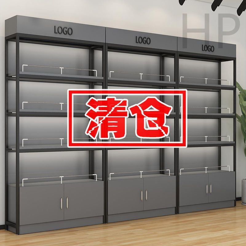 超市货架展示柜陈列化妆品置物架产品样品多层宠物文具母婴便利店