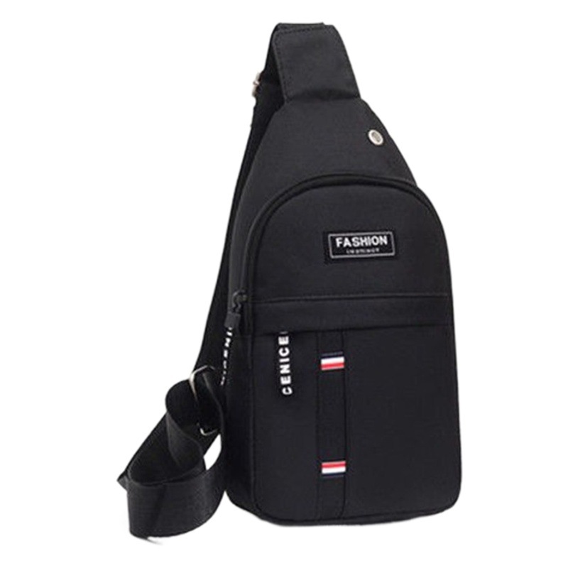 Bolso de pecho para hombre 2021 Nuevo estilo casual coreano Oxford tela de moda deportiva bolsa pequeña bolsa de mensajero de hombro mochila de lona bolso de hombre