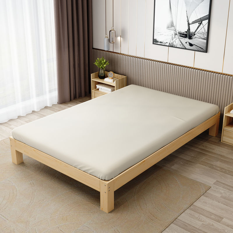 Tatami solid wood bed modern simple 1.8 large bed double bed 1.5…