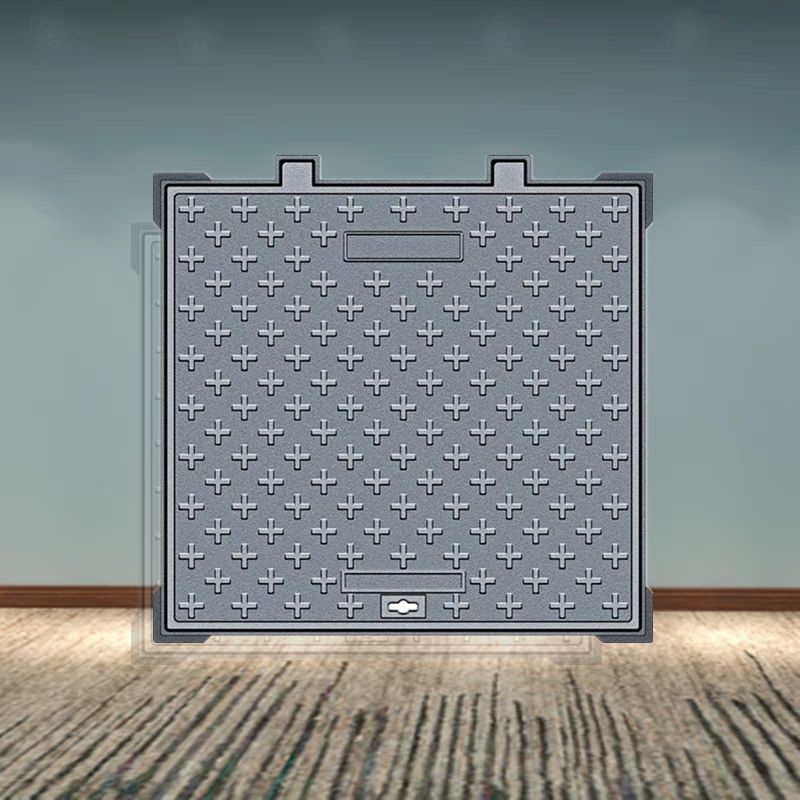 铸铁井盖球墨铸铁下水道方形井盖正方形井盖长方四方形弱电方井盖